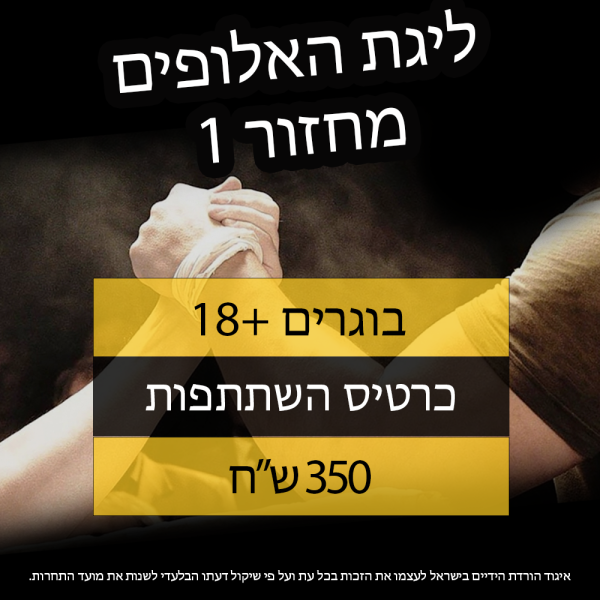 ליגת האלופים - כרטיס בוגרים +18